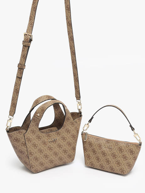 Cross Body Tas Calista Guess Bruin calista SG733475 ander zicht 1